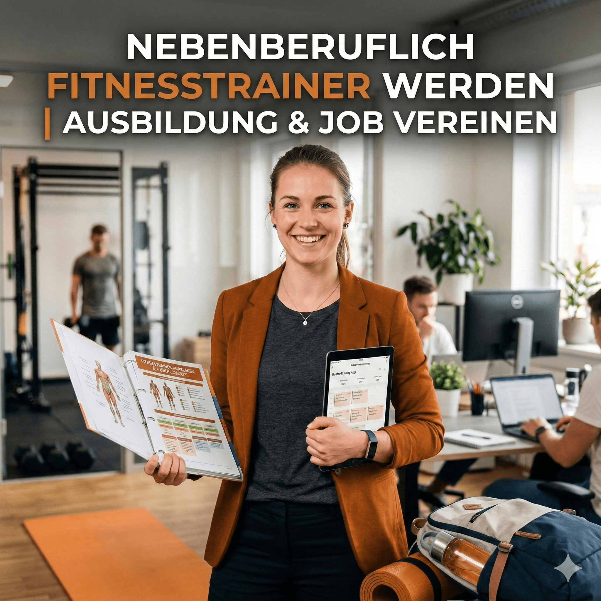 Nebenberuflich Fitnesstrainer werden