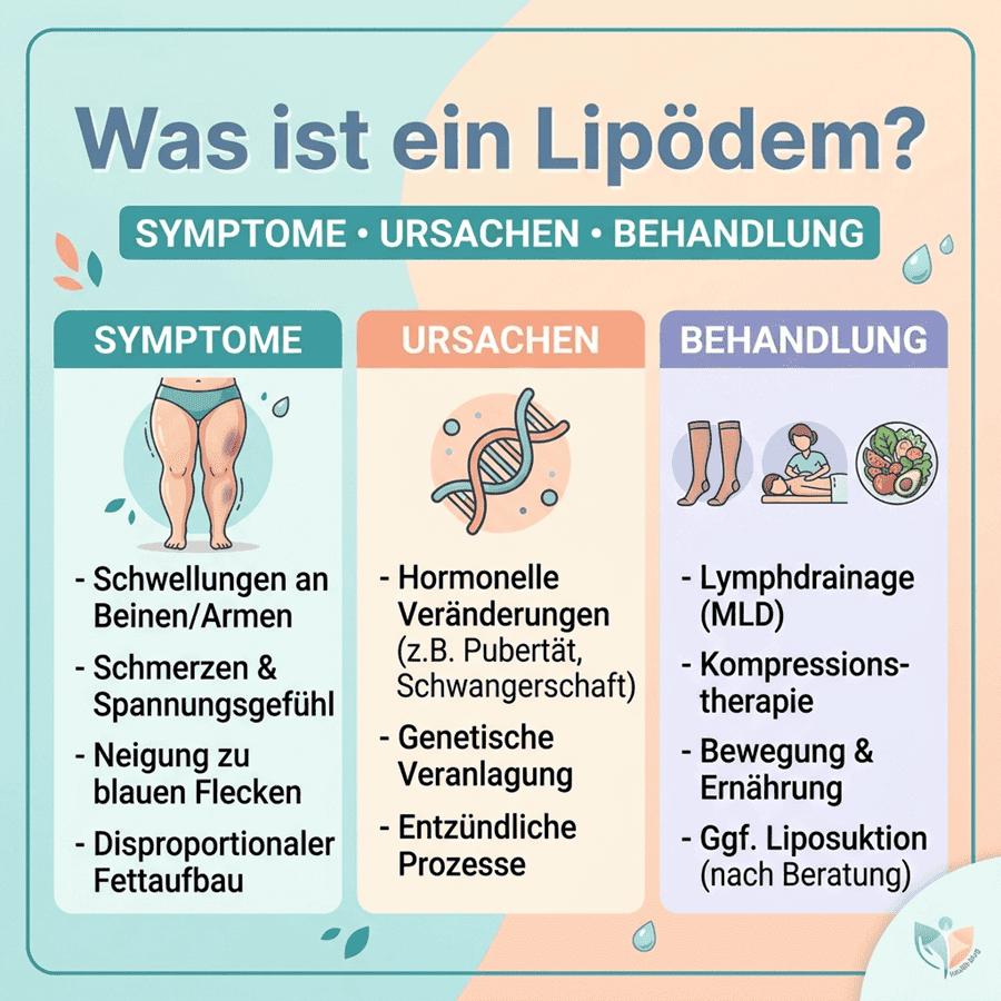 Was ist ein Lipödem Symptome, Ursachen & Behandlung