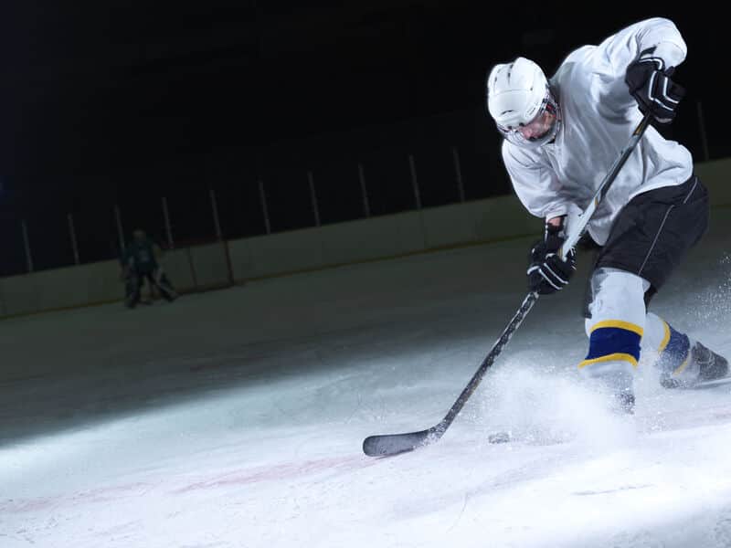 ice hockey player in action