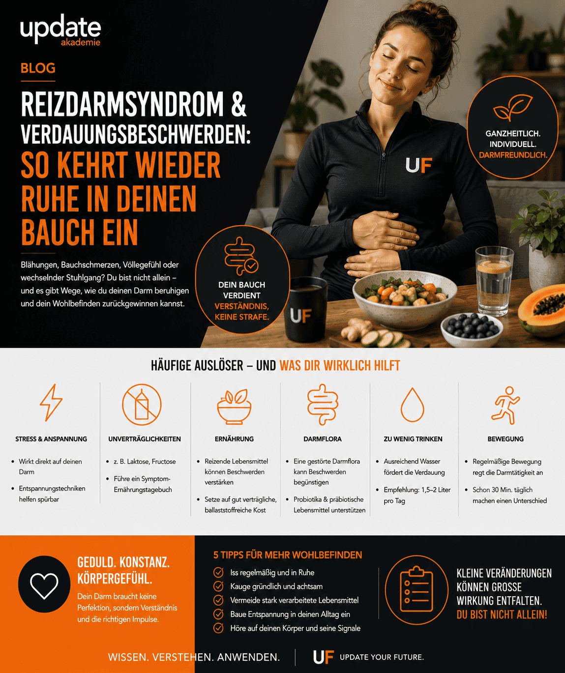 Reizdarmsyndrom & Verdauungsbeschwerden So kehrt wieder Ruhe in deinen Bauch ein