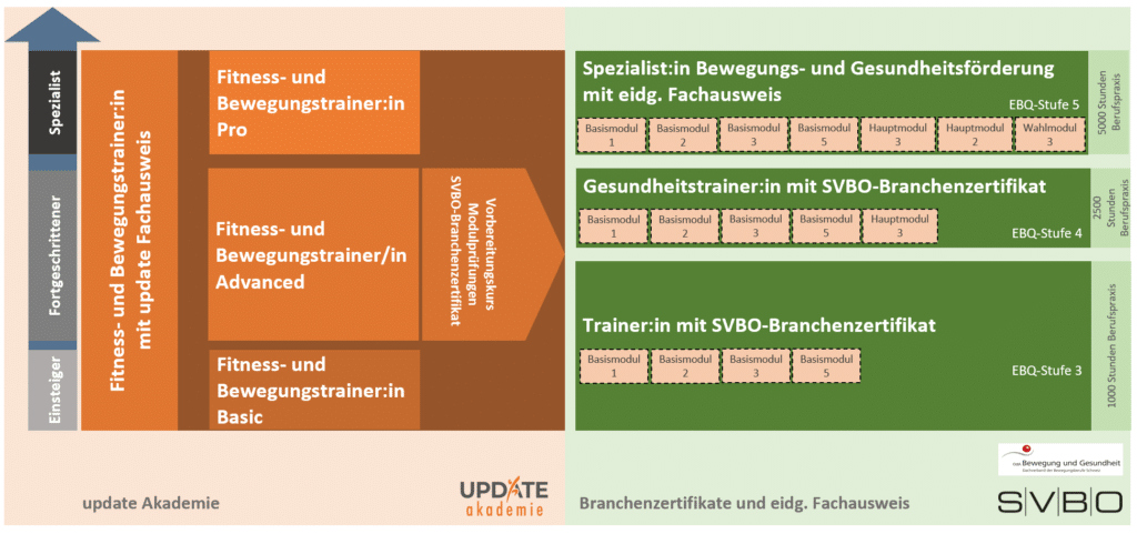 Fitness Ausbildungen Übersicht