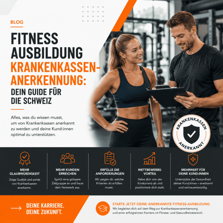 Fitness Ausbildung Krankenkassenanerkennung Dein Guide für die Schweiz