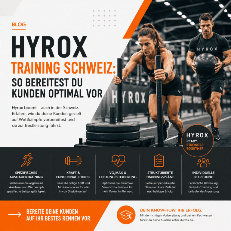 Hyrox Training Schweiz So bereitest du deine Kunden optimal auf den Wettkampf vor