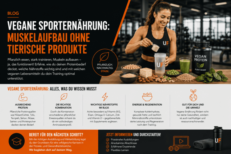 Vegane Sporternährung Muskelaufbau ohne Fleisch & Co.
